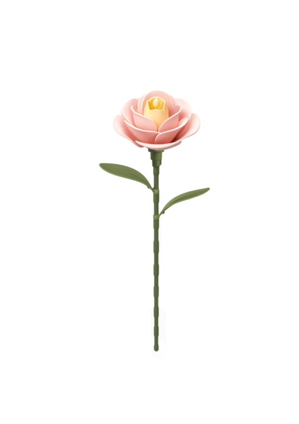 DIY 3D Puzzel Light Pink Camellia