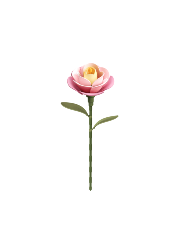 DIY 3D Puzzel Pink Camellia