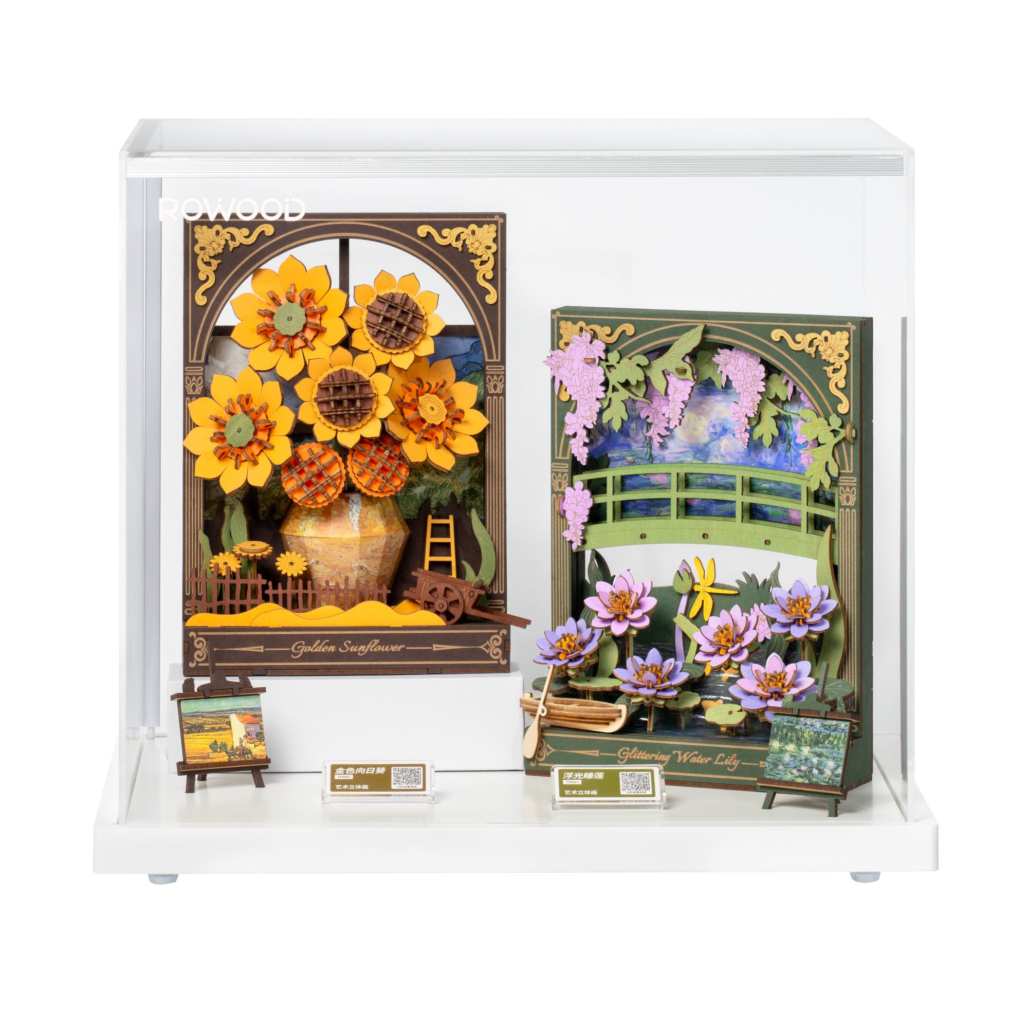 Robotime, 3D Houten Puzzel, Glittering Water Lily, TH001